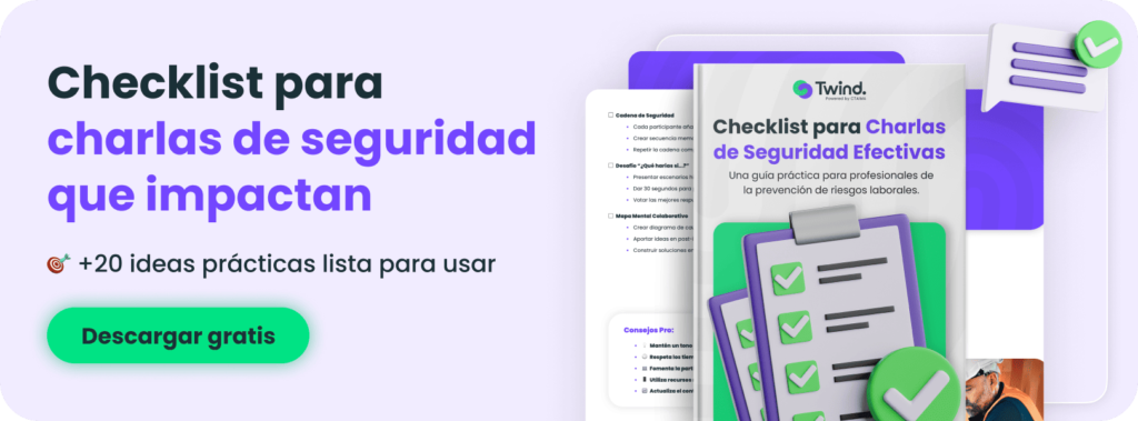 Descargar checklist para charlas de seguridad de 5 minutos