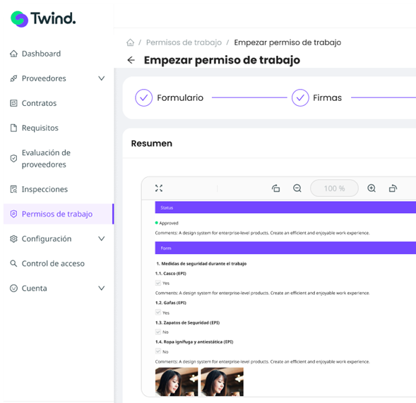 Permisos de trabajo