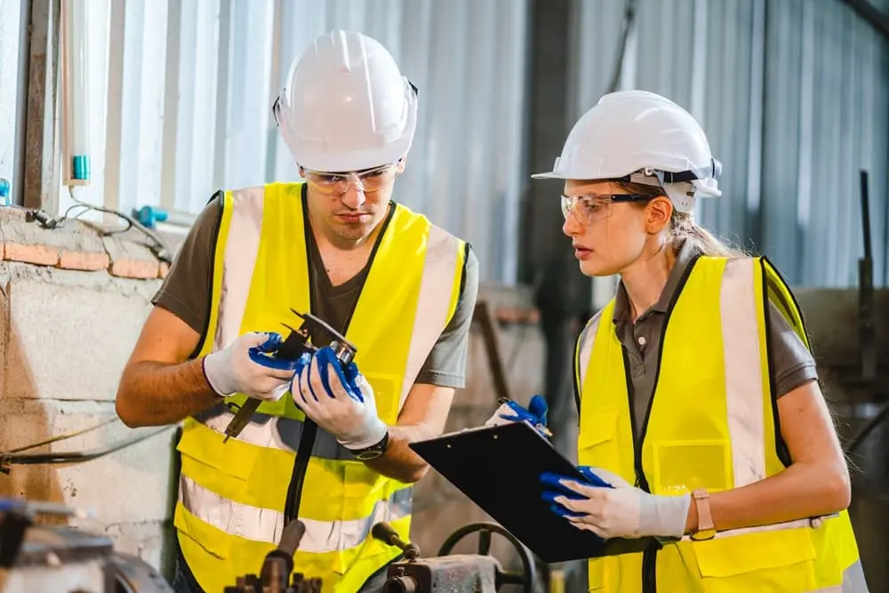 Profesionales revisando documentación del RD 39/1997 sobre servicios de prevención