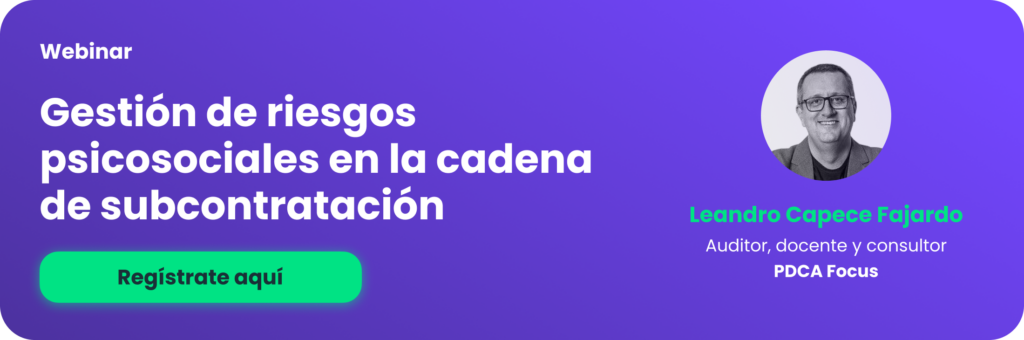 Webinar - Gestión de registros psicosociales en la cadena de subcontratación, con Leandro Capece