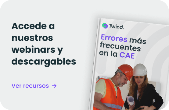 Recursos de Twind con webinars y descargables sobre errores frecuentes en la CAE y gestión de contratistas