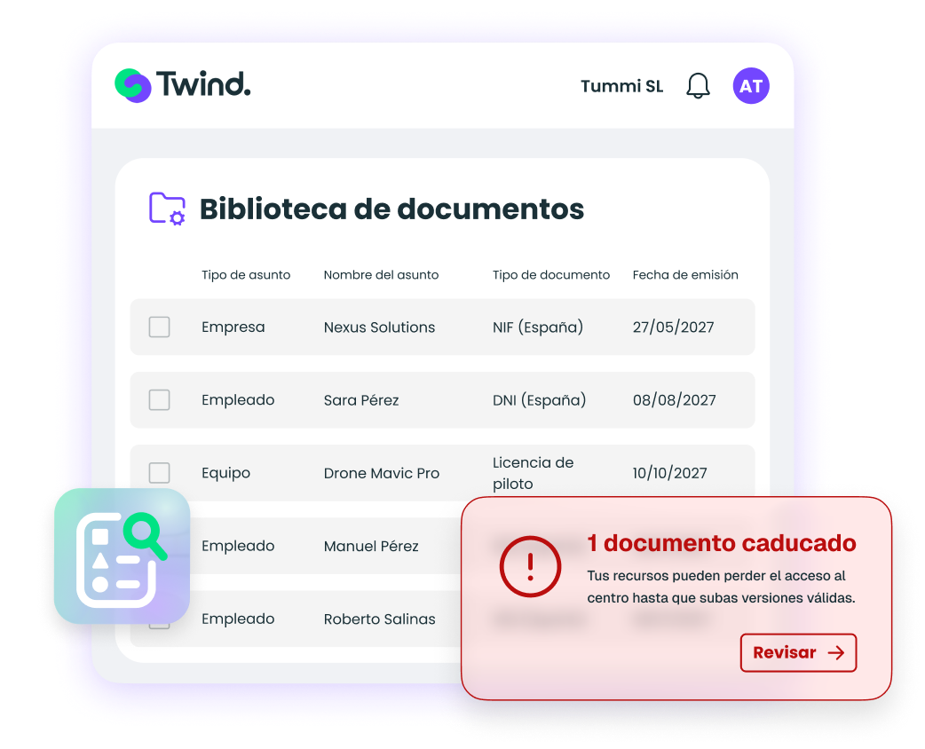 Alertas de vencimientos