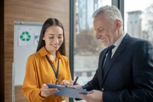 Documento DUVRI compilato con firme del datore di lavoro committente e dell'appaltatore