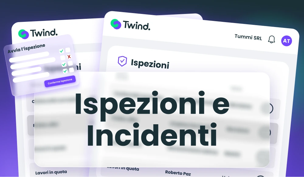 Nuovo modulo ispezioni e incidenti di Twind