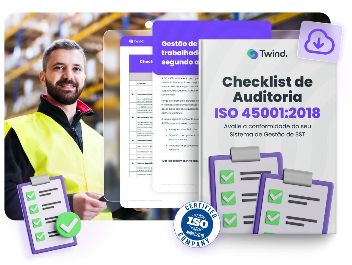responsávei de SST com Checklist ISO 45001