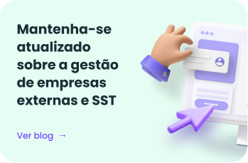 Mantenha-se atualizado sobre gestão de empresas externas e SST